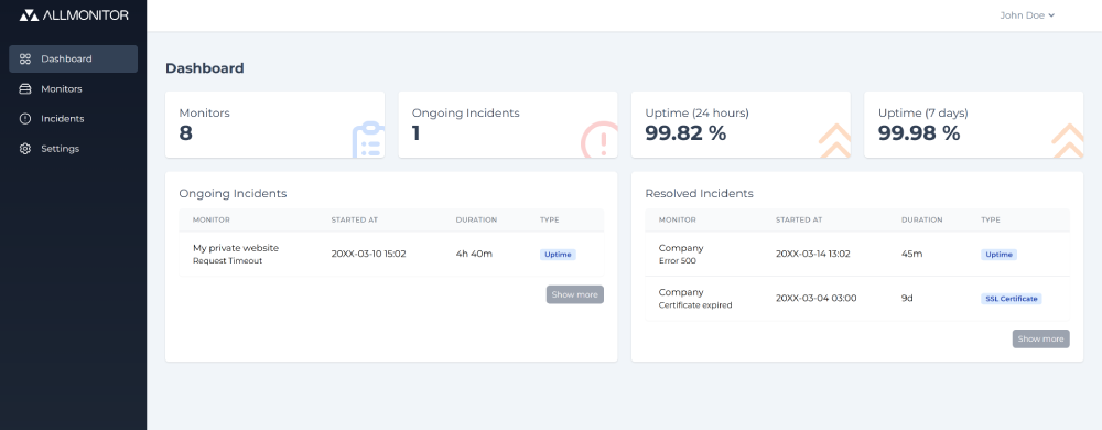 Dashboard Preview